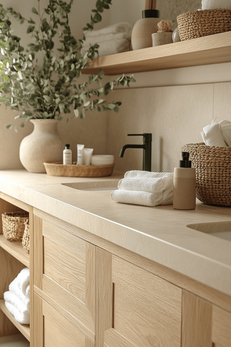 Cozy Bathrooms That Feel Like a Warm Towel Right Out of the Dryer 12