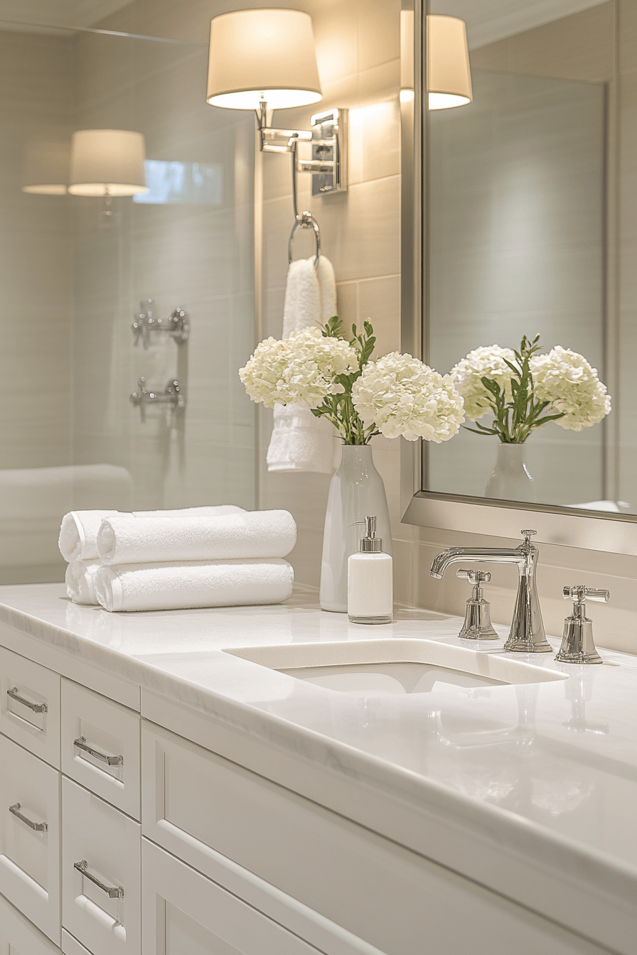 White Bathrooms That Feel Clean Without Feeling Cold 12
