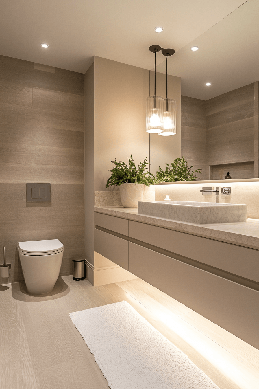 Half Bathroom Ideas That Make Guests Feel Welcome Without Trying Too Hard 12