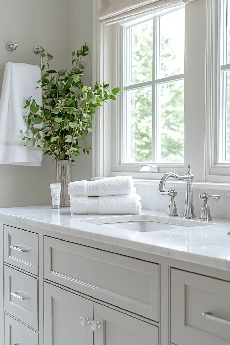 29 Grey Bathroom Ideas That Make the Morning Feel Quieter 13