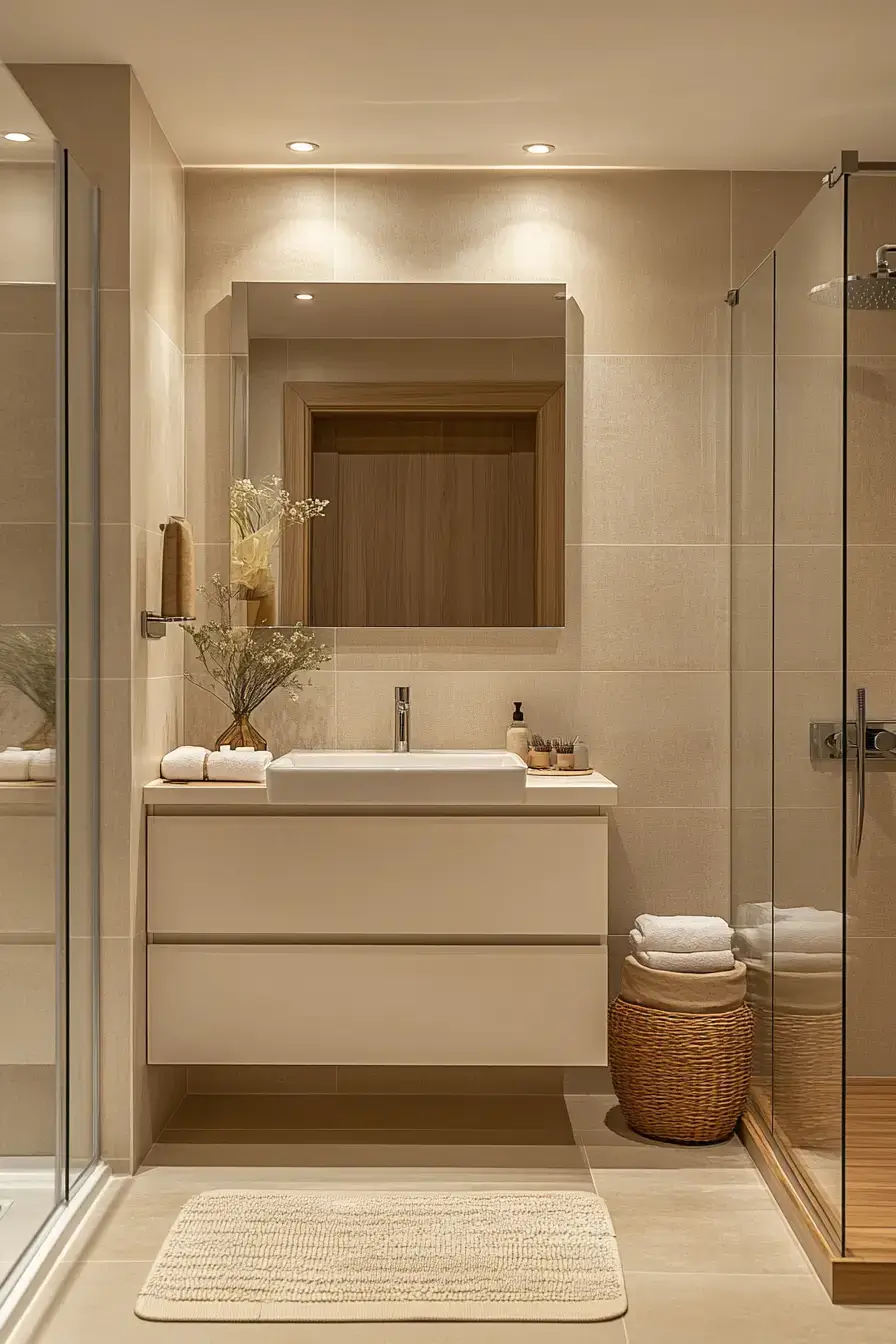 29 Apartment Bathroom Ideas That Work With What You Have 13