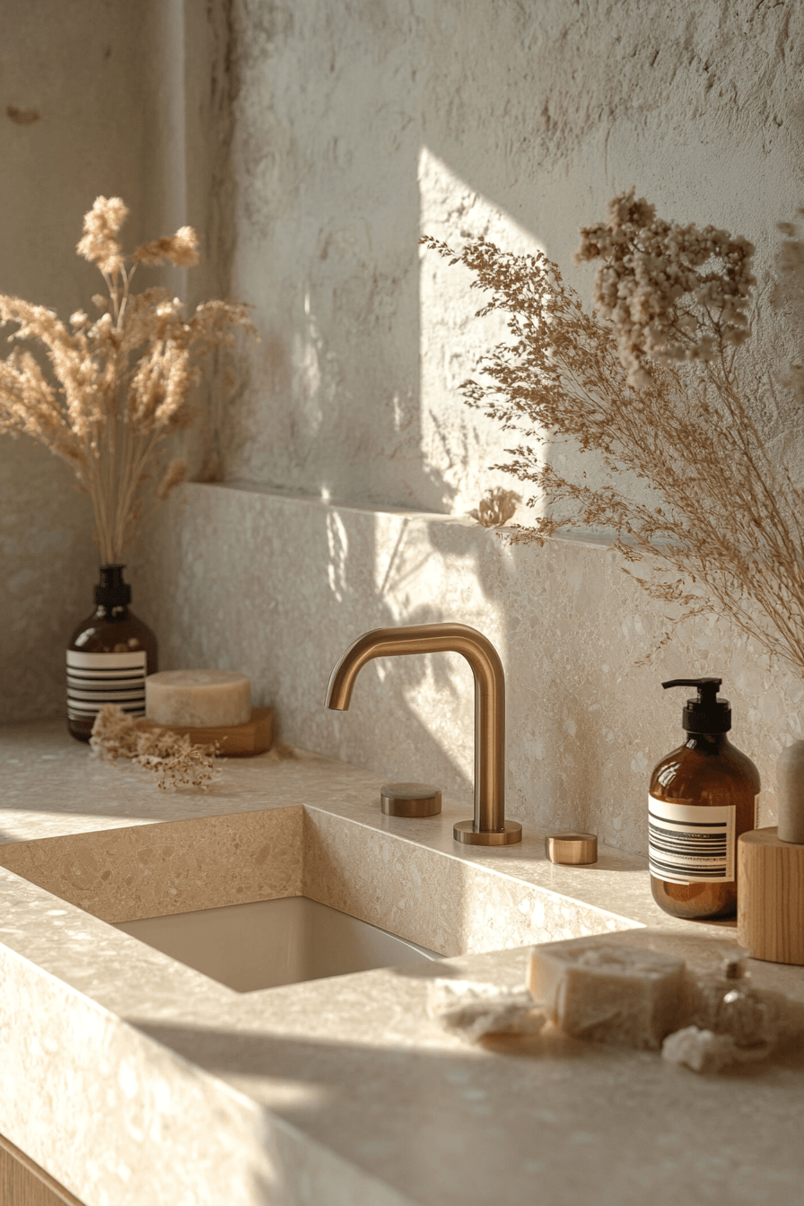 Beige Bathrooms That Feel Warm Without Looking Dated 13