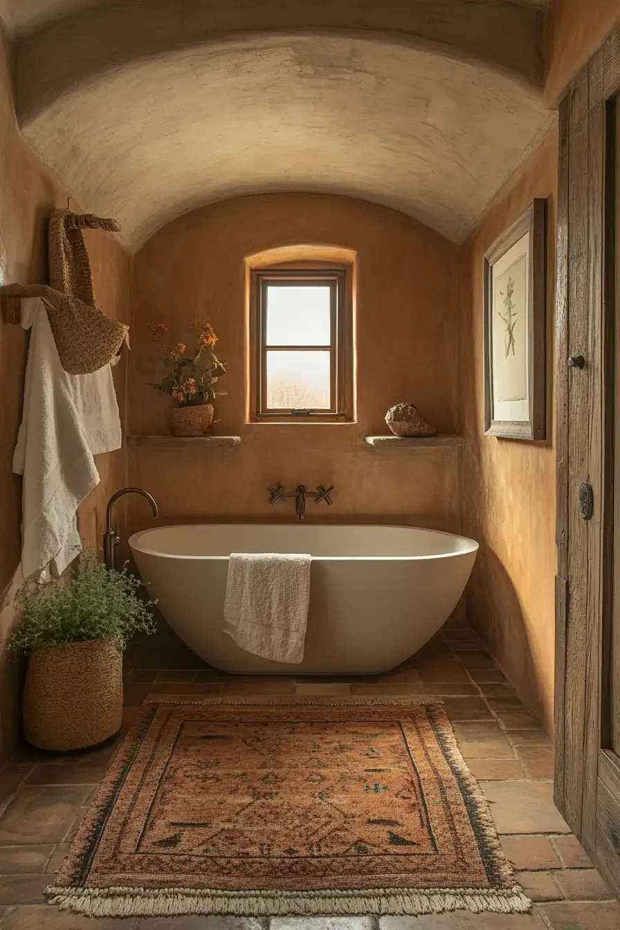29 Terracotta Bathroom Ideas That Warm Up the Whole House 14