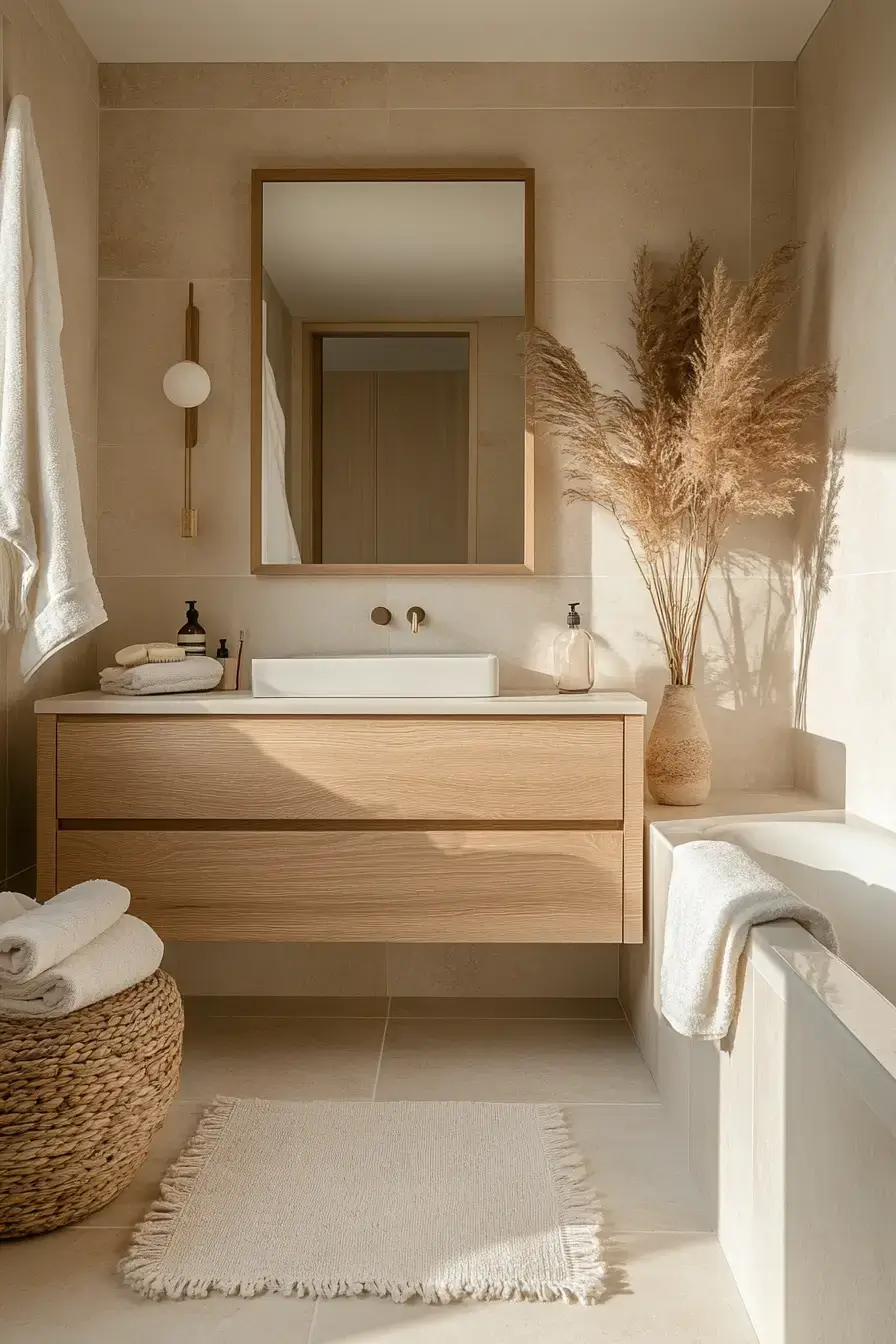 29 Scandinavian Bathroom Ideas That Make Small Spaces Feel Bigger 14