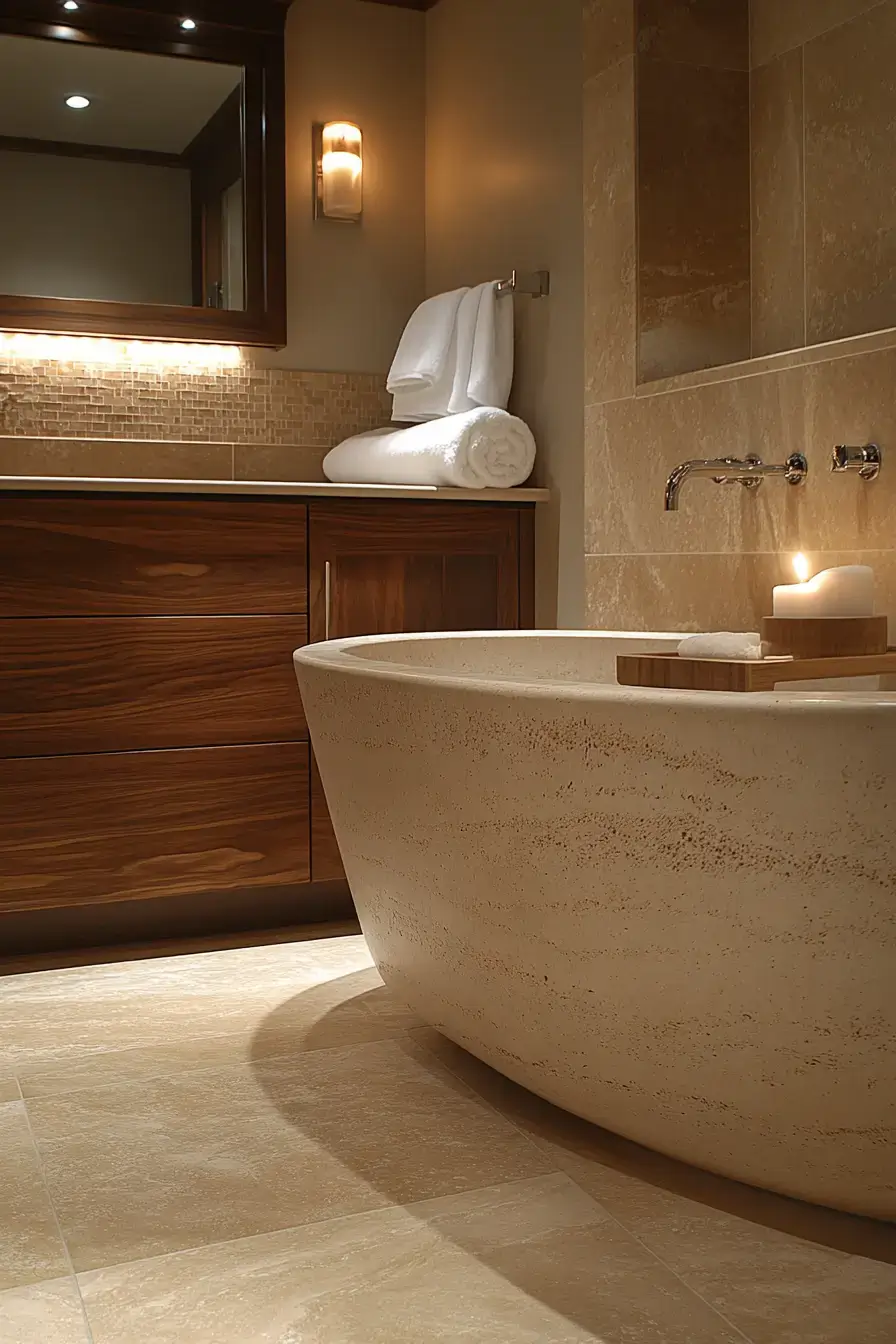 29 Earthy Bathroom Ideas That Feel Like a Warm Morning 14