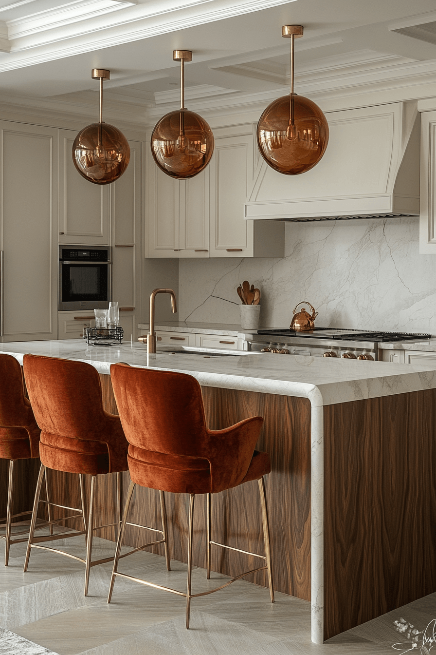 Art Deco Kitchens That Mix Brass Appliances with Real Cooking 14
