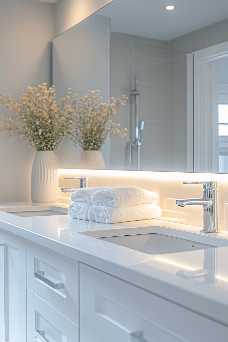 White Bathrooms That Feel Clean Without Feeling Cold 14
