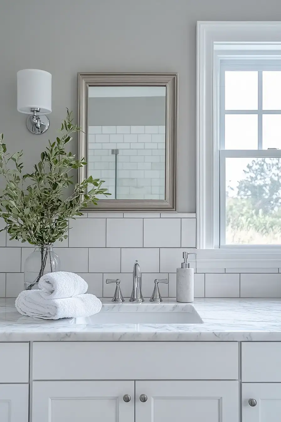 29 Cottage Bathroom Ideas That Slow Down the Morning 15