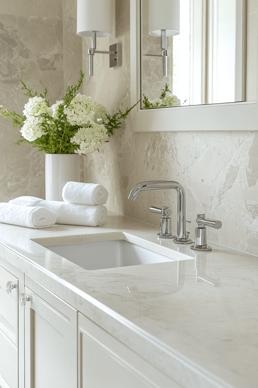 Neutral Bathroom Ideas That Feel Soft Without Being Boring 15