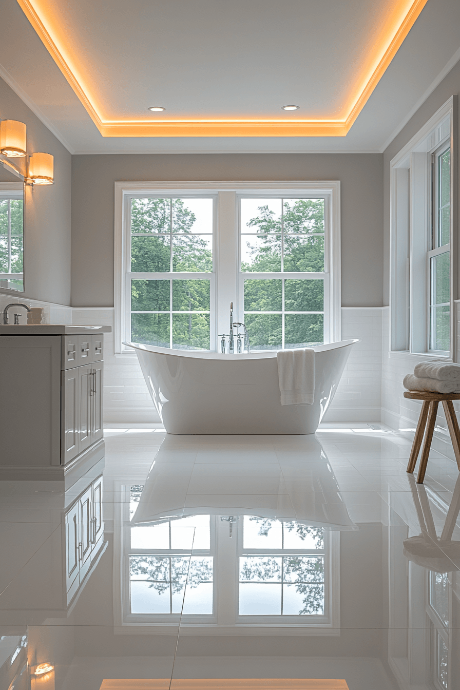 White Bathrooms That Feel Clean Without Feeling Cold 15