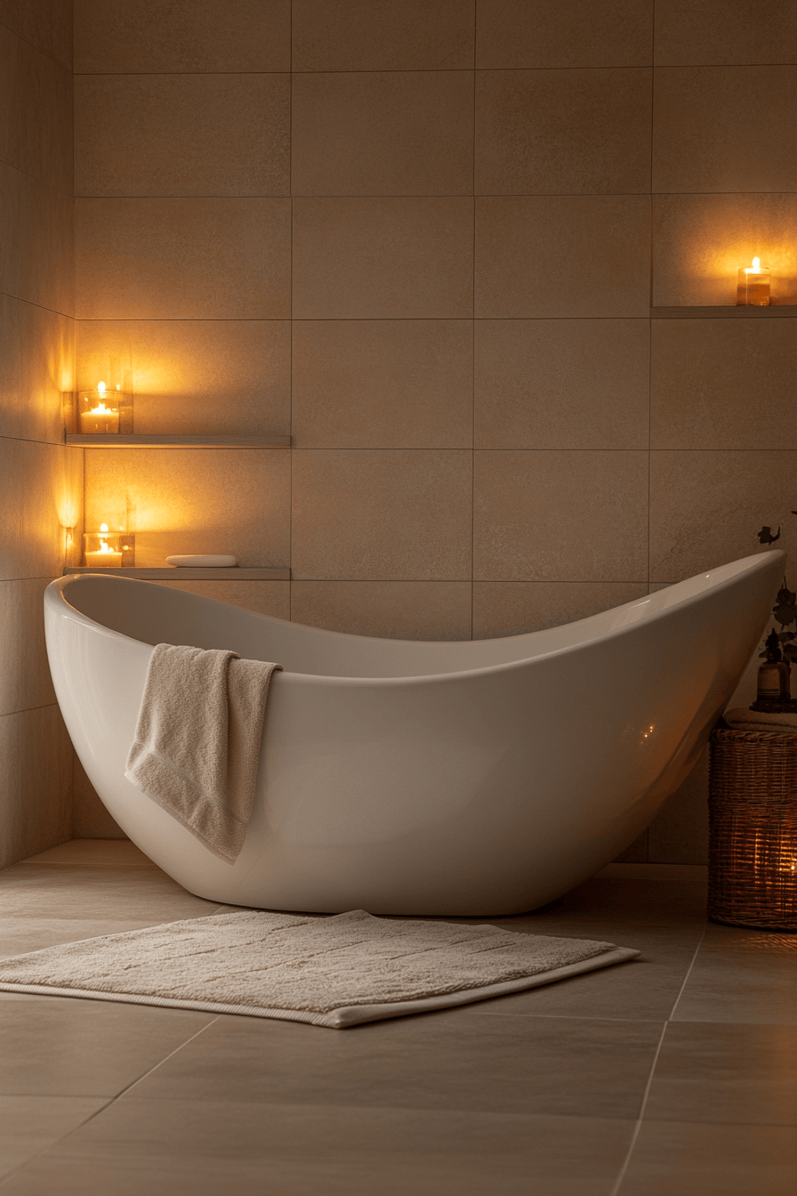 Beige Bathrooms That Feel Warm Without Looking Dated 15