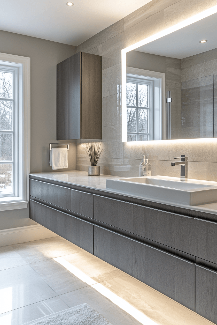Grey Bathroom Ideas That Feel Calm Without Going Stark 16