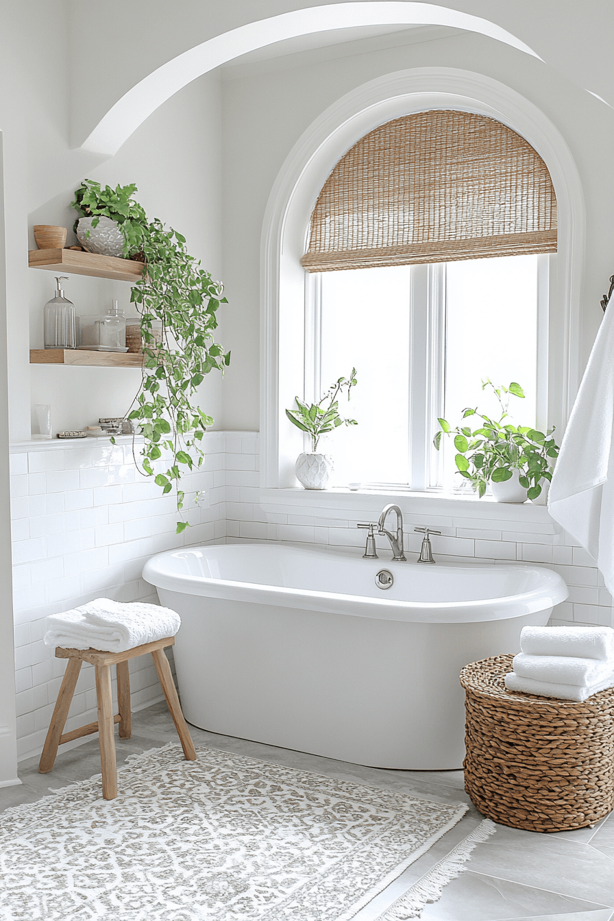 Cozy Bathrooms That Feel Like a Warm Towel Right Out of the Dryer 16
