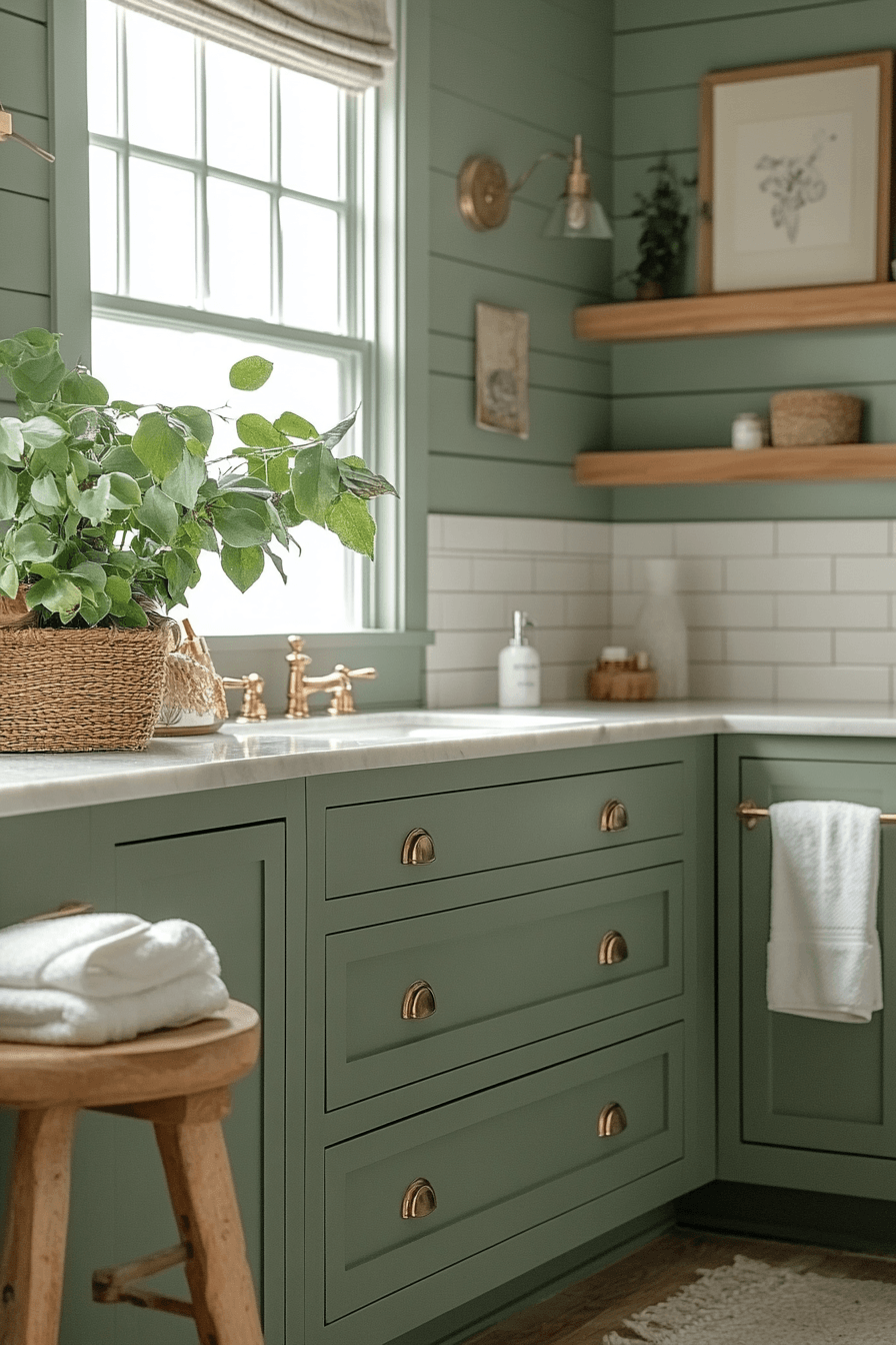 Farmhouse Bathrooms That Balance Rustic With Real Life 16