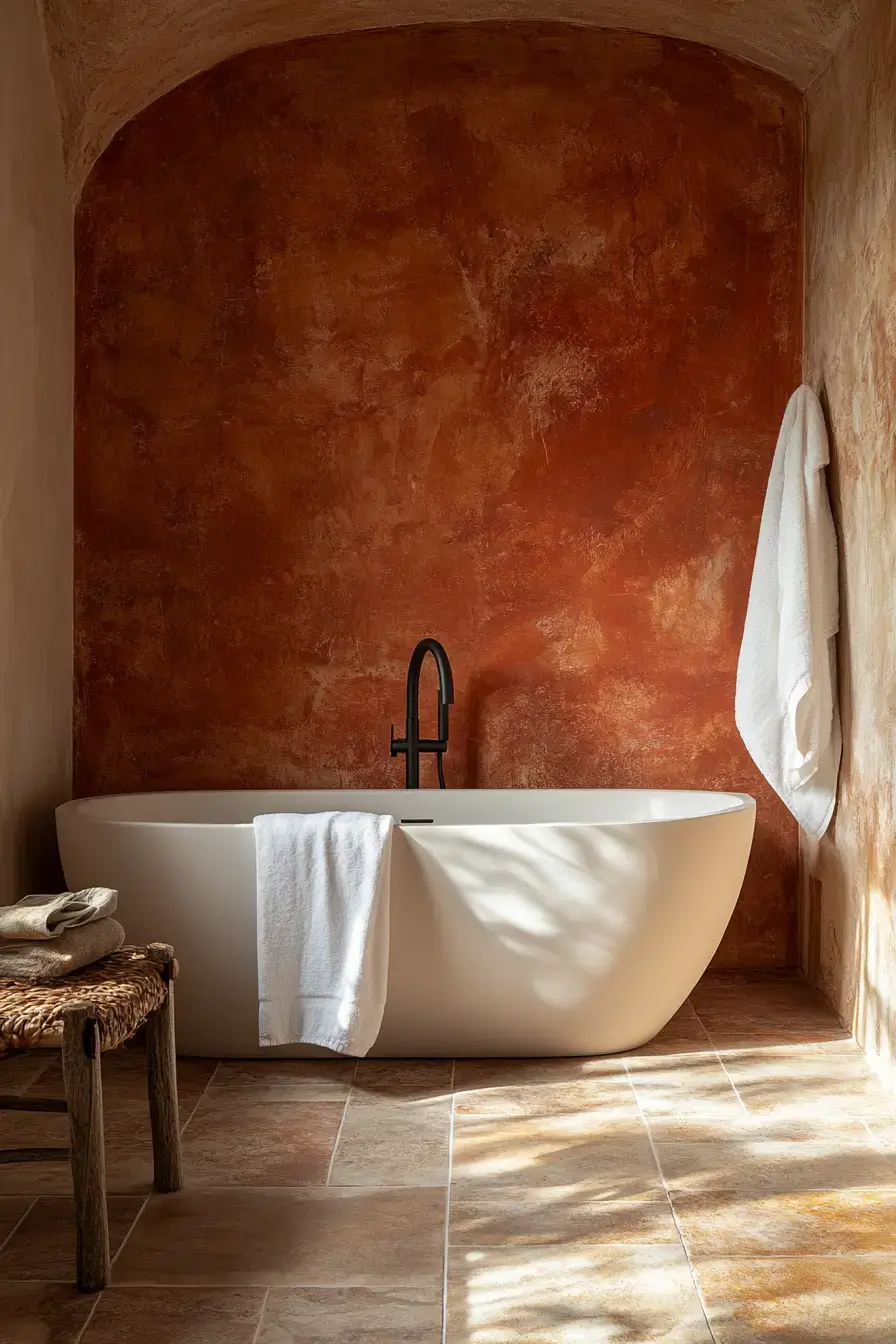 29 Earthy Bathroom Ideas That Feel Like a Warm Morning 17