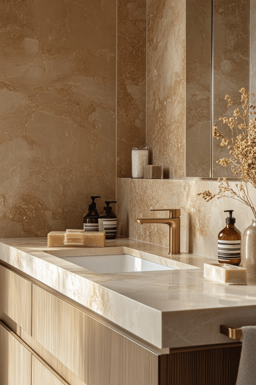 Neutral Bathroom Ideas That Feel Soft Without Being Boring 17