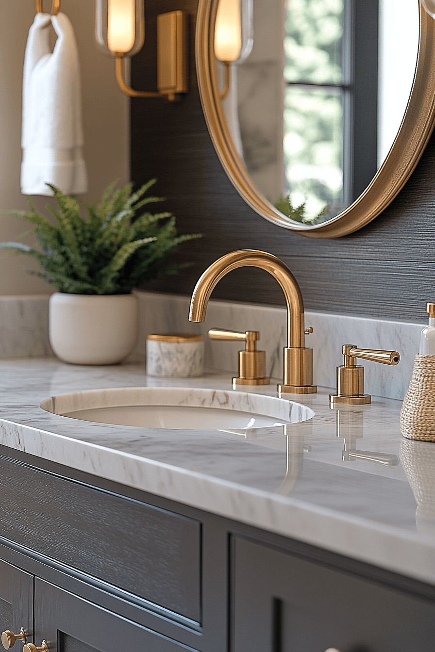 Half Bathroom Ideas That Make Guests Feel Welcome Without Trying Too Hard 17