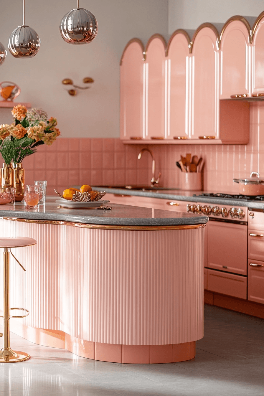 Art Deco Kitchens That Mix Brass Appliances with Real Cooking 17