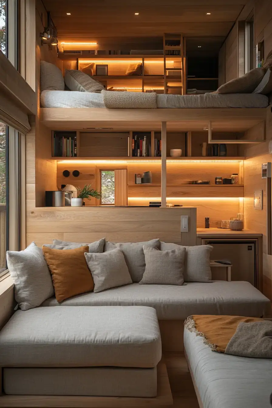 29 Tiny House Interior Ideas That Make 200 Square Feet Feel Like Enough 17