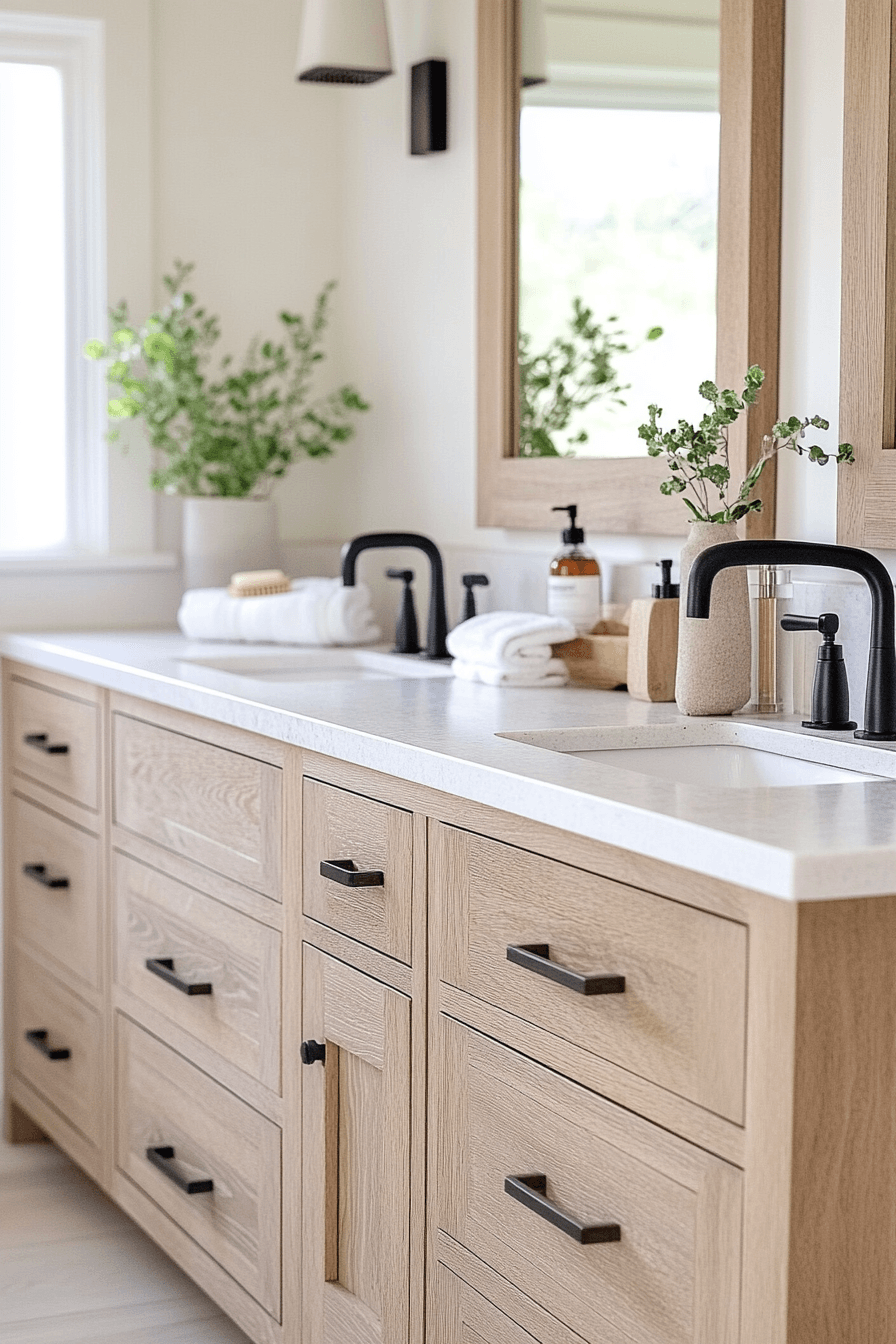 Farmhouse Bathrooms That Balance Rustic With Real Life 17