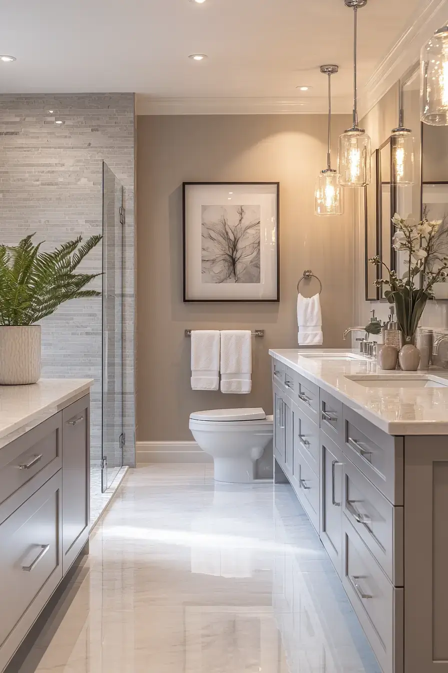29 Elegant Bathroom Design Ideas That Feel Like a Hotel 18