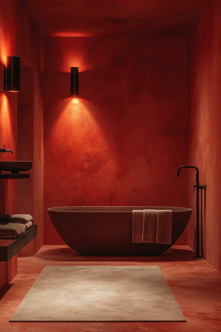 29 Terracotta Bathroom Ideas That Warm Up the Whole House 18