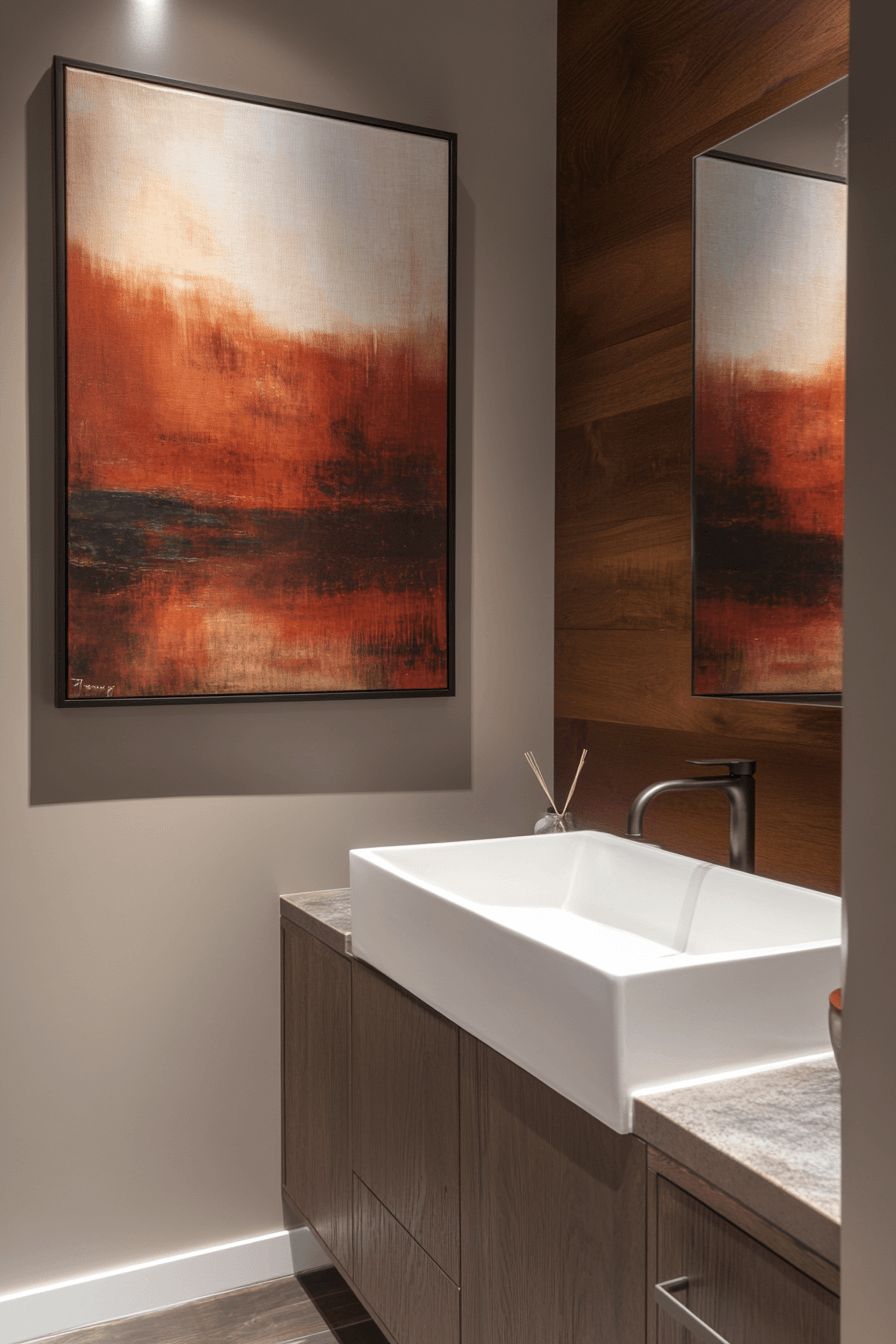 Half Bathroom Ideas That Make Guests Feel Welcome Without Trying Too Hard 18
