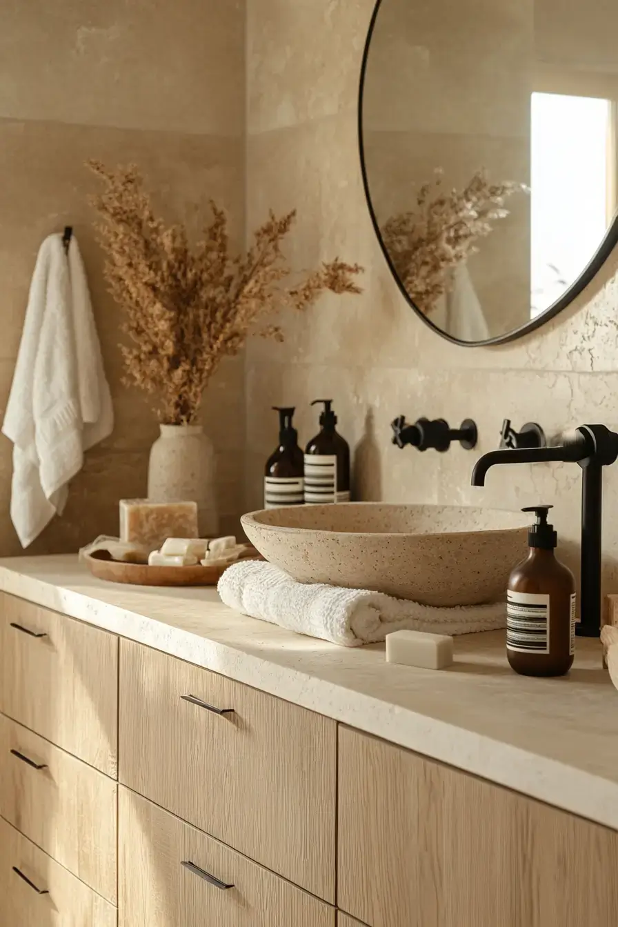 29 Rustic Bathroom Ideas That Feel Like a Cabin Morning 18
