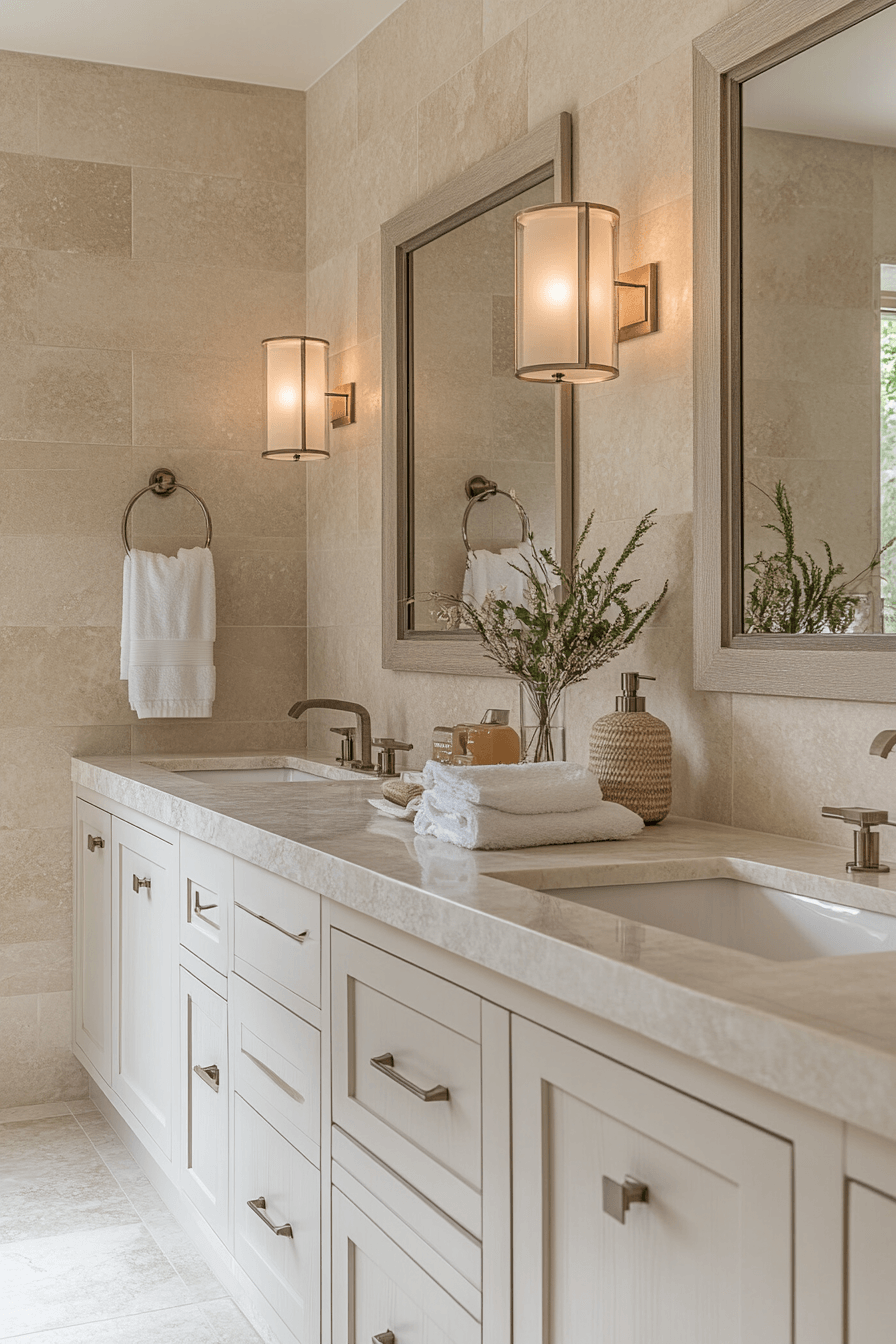 Neutral Bathroom Ideas That Feel Soft Without Being Boring 18