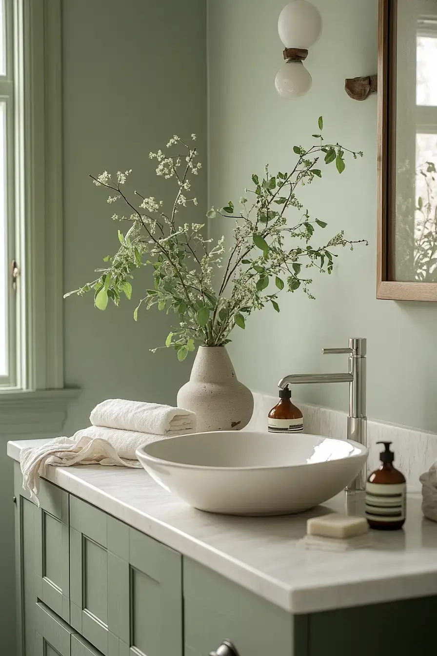 29 Sage Green Bathroom Ideas That Calm the Rush 18