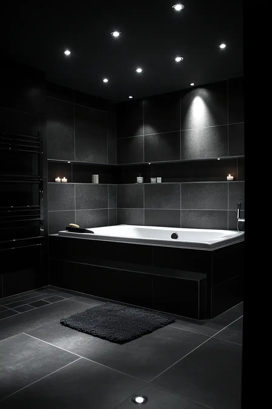 29 Dark Bathroom Ideas That Make the Day Feel Over 18