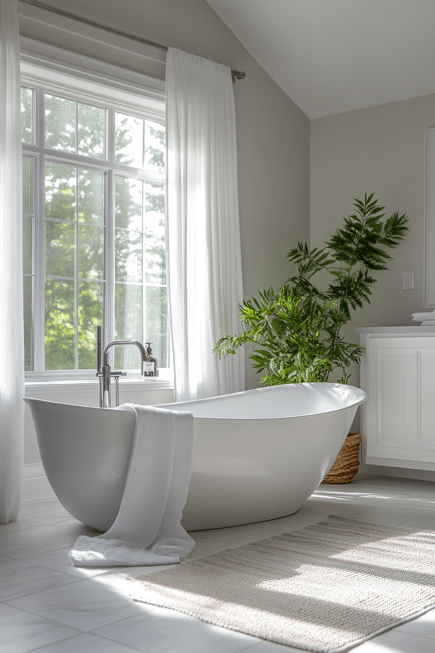 White Bathrooms That Feel Clean Without Feeling Cold 18