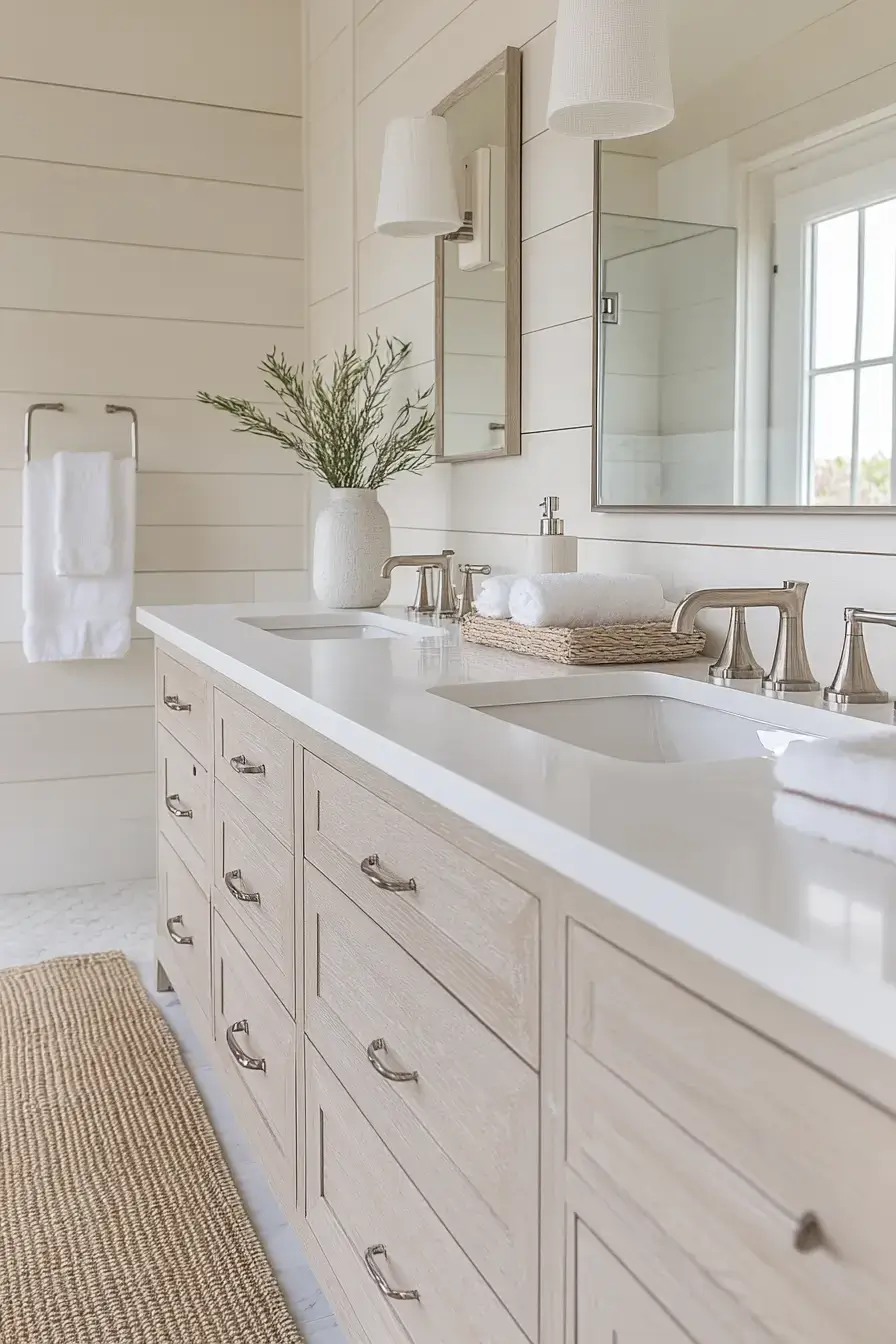 29 Coastal Bathroom Ideas That Smell Like Salt Air 19