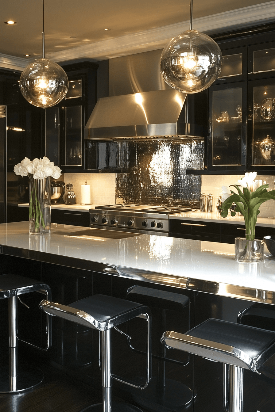Art Deco Kitchens That Mix Brass Appliances with Real Cooking 19