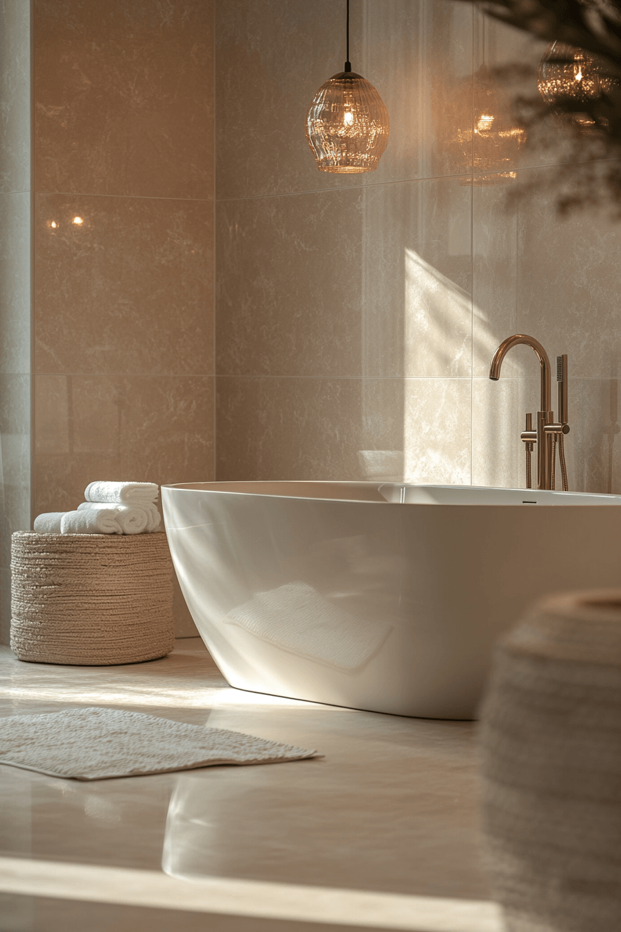 Neutral Bathroom Ideas That Feel Soft Without Being Boring 19