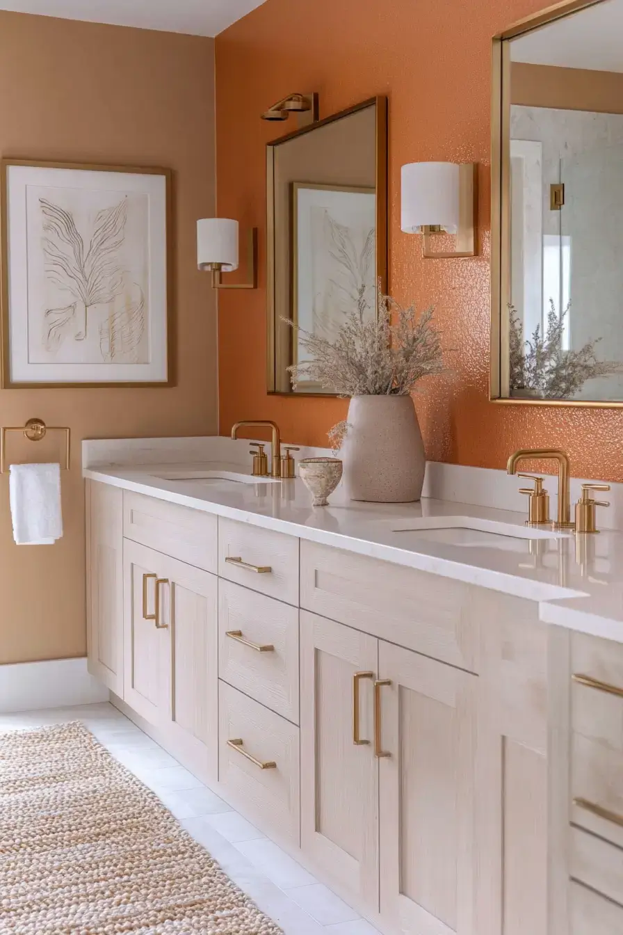 29 Terracotta Bathroom Ideas That Warm Up the Whole House 19