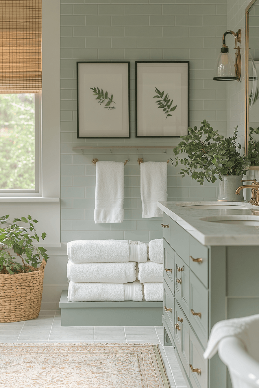 Farmhouse Bathrooms That Balance Rustic With Real Life 19