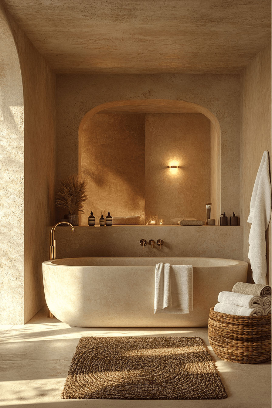 Cozy Bathrooms That Feel Like a Warm Towel Right Out of the Dryer 2