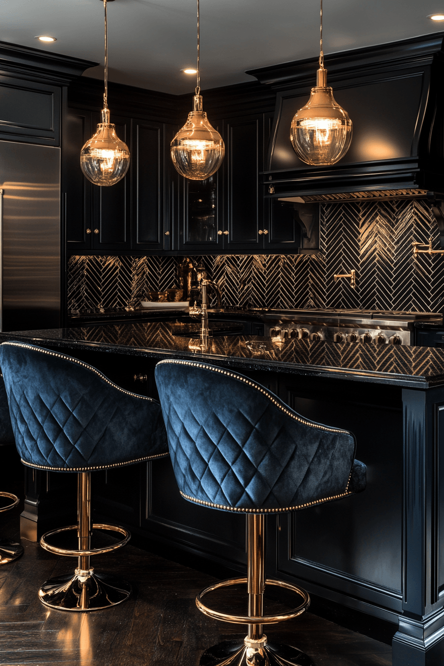 Art Deco Kitchens That Mix Brass Appliances with Real Cooking 2
