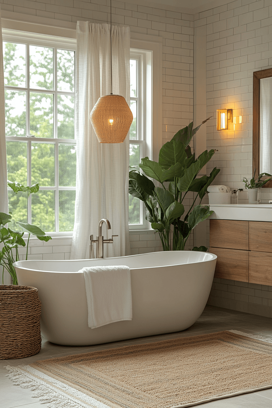 Farmhouse Bathrooms That Balance Rustic With Real Life 2