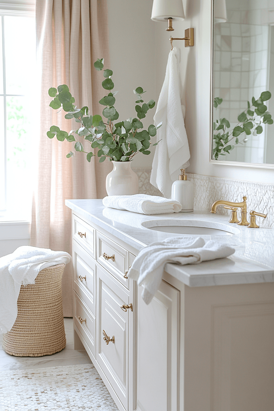 Cozy Bathrooms That Feel Like a Warm Towel Right Out of the Dryer 20