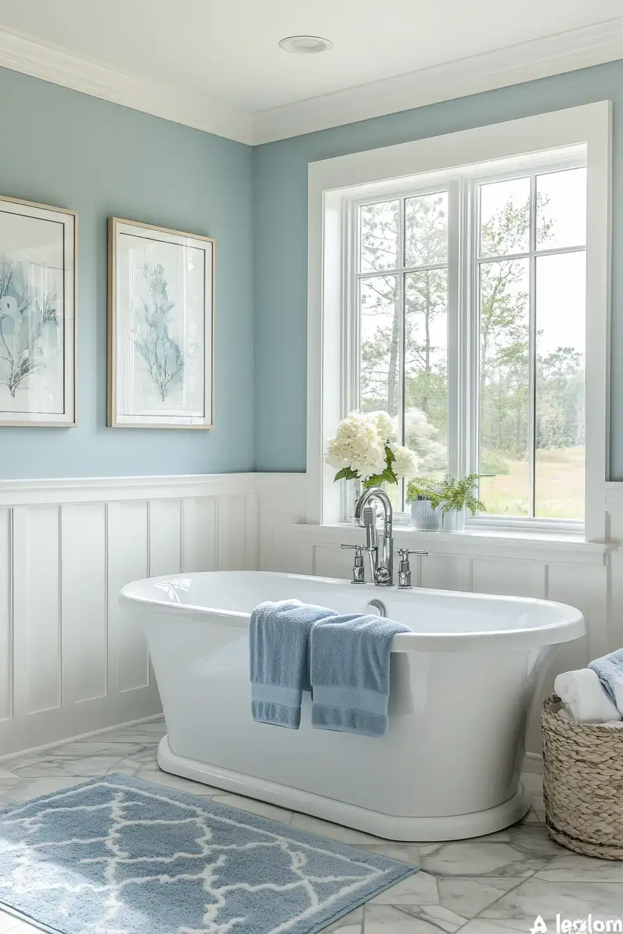 29 Coastal Bathroom Ideas That Smell Like Salt Air 20