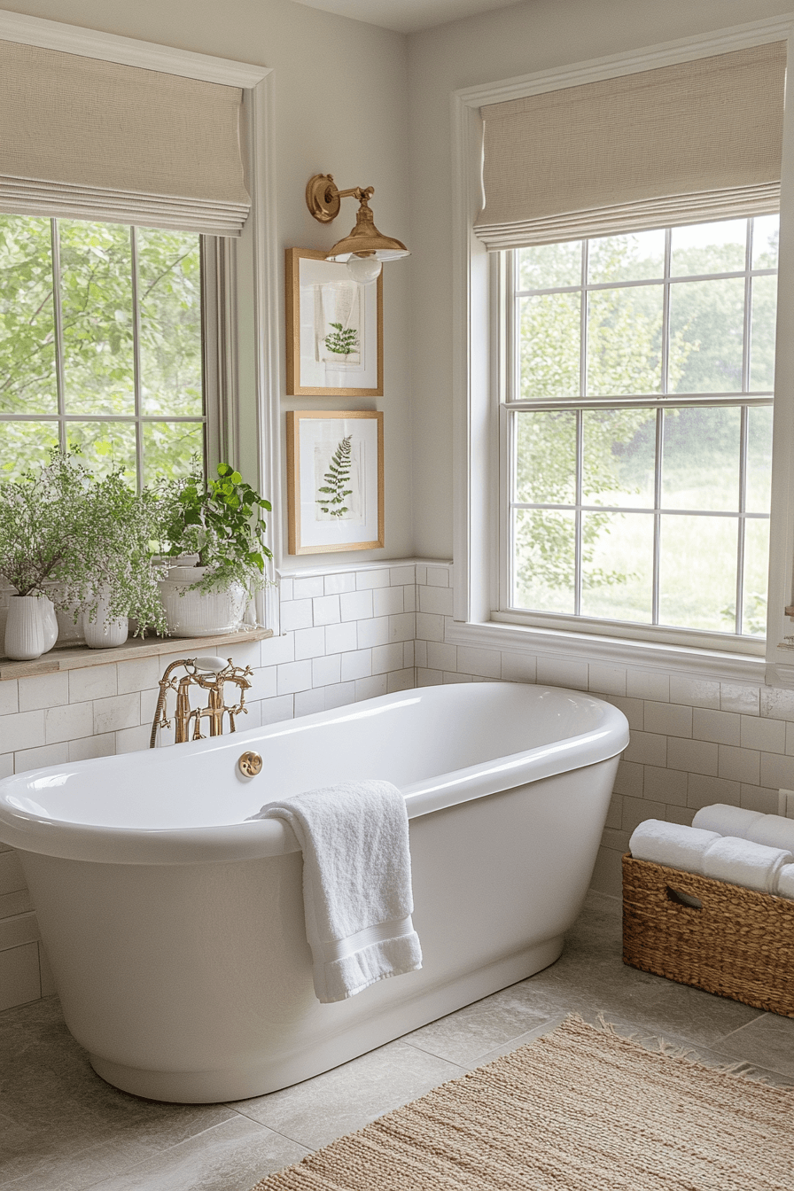 Farmhouse Bathrooms That Balance Rustic With Real Life 20
