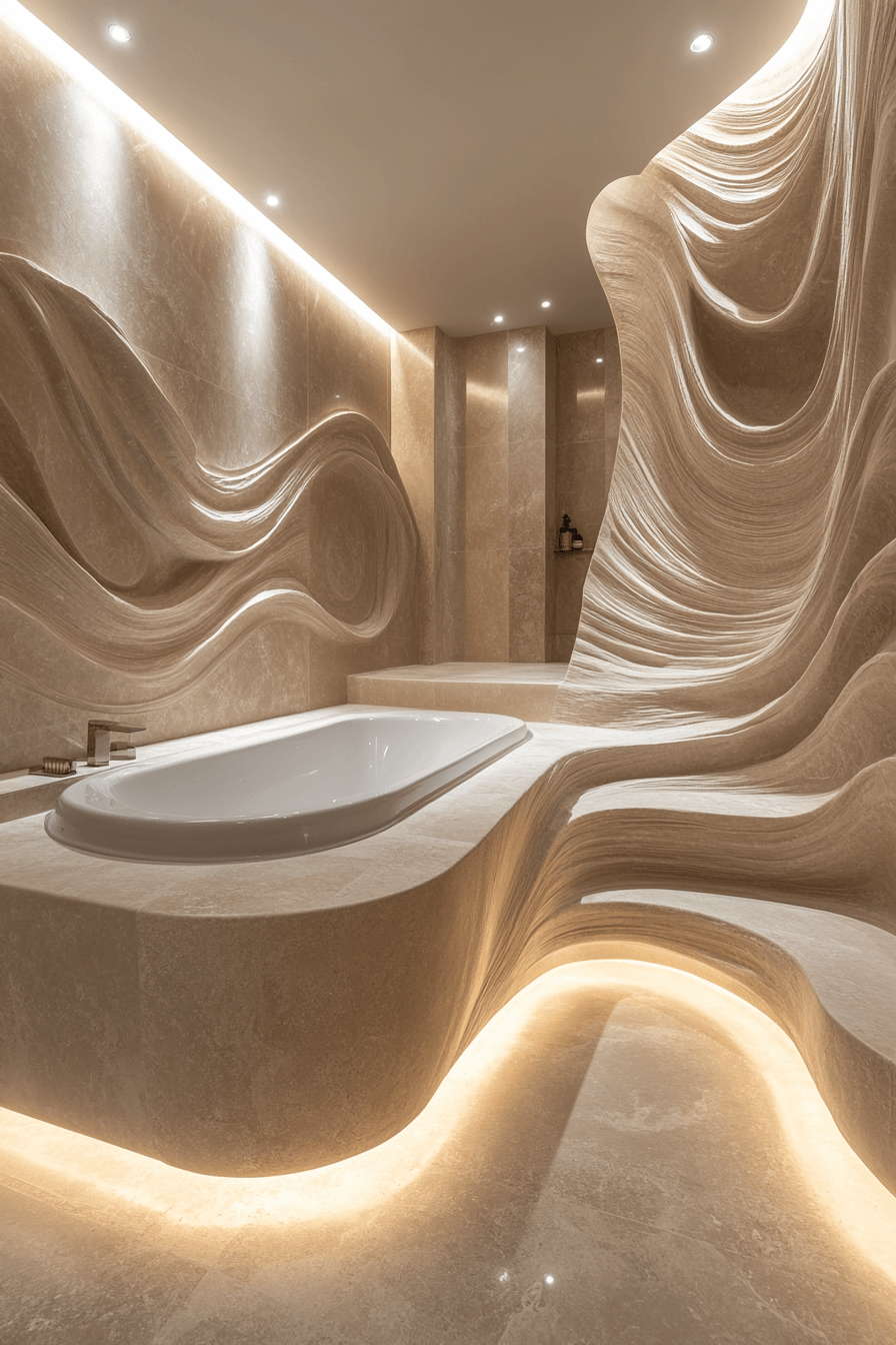 Beige Bathrooms That Feel Warm Without Looking Dated 20
