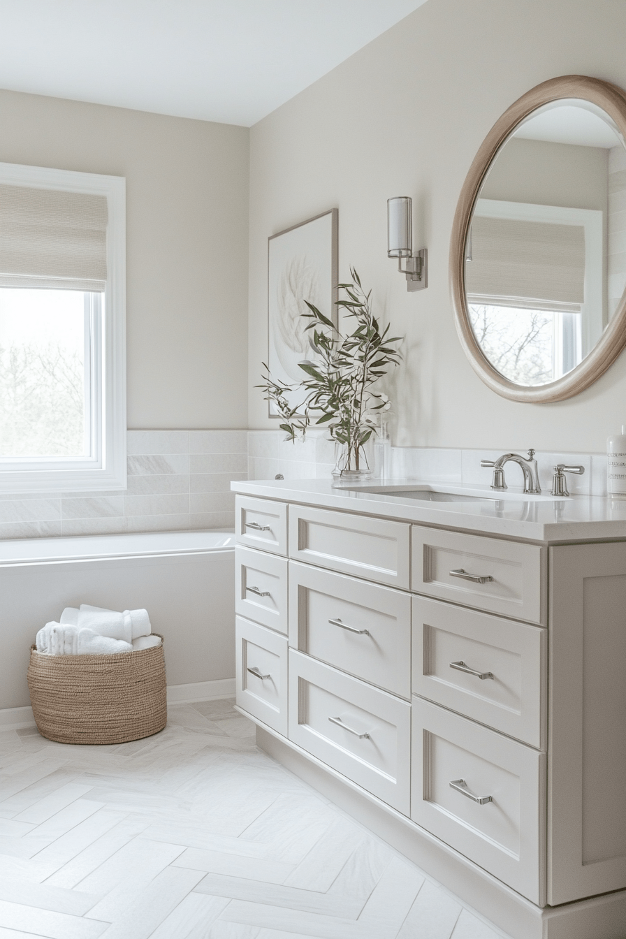 Neutral Bathroom Ideas That Feel Soft Without Being Boring 20