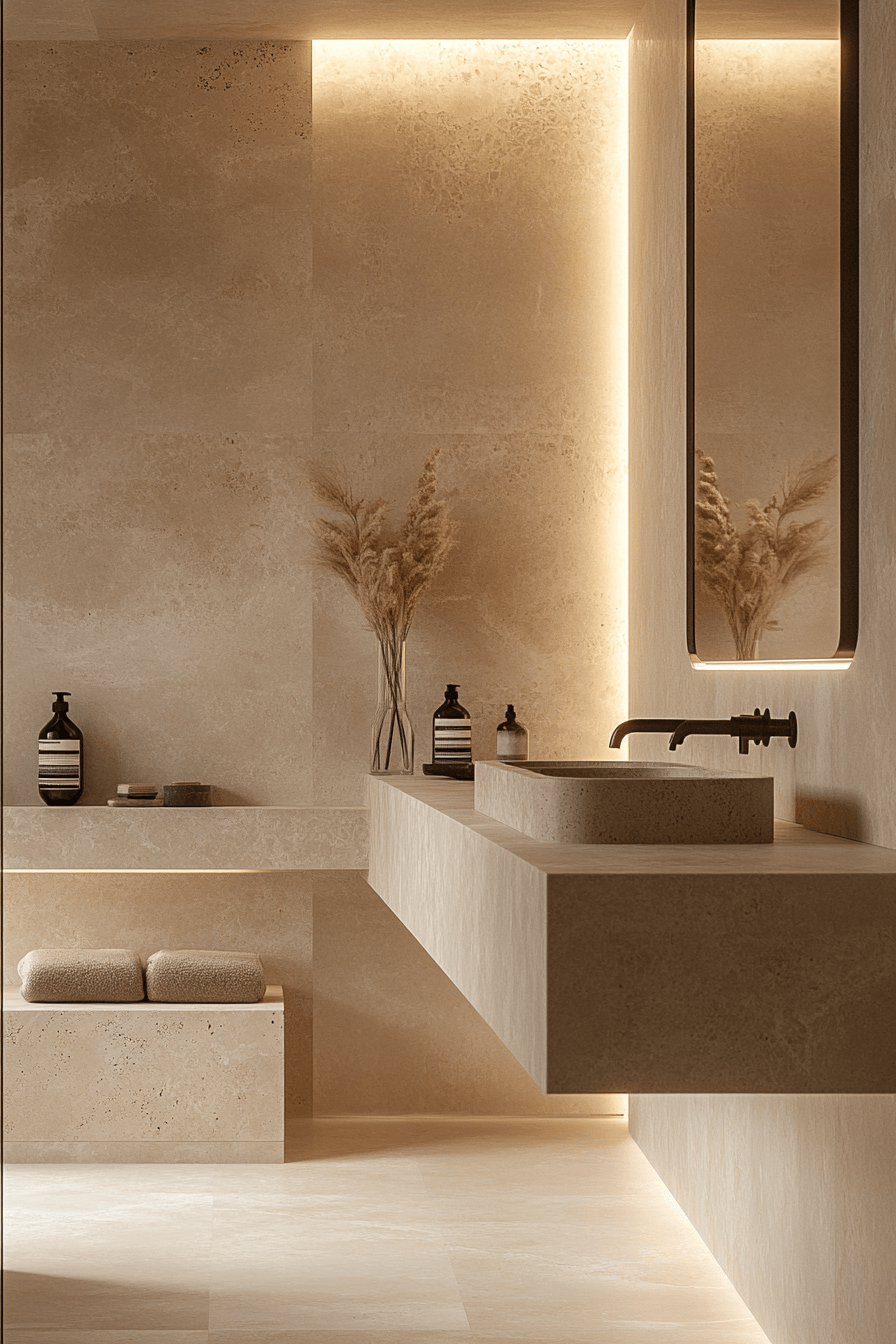 Neutral Bathroom Ideas That Feel Soft Without Being Boring 21