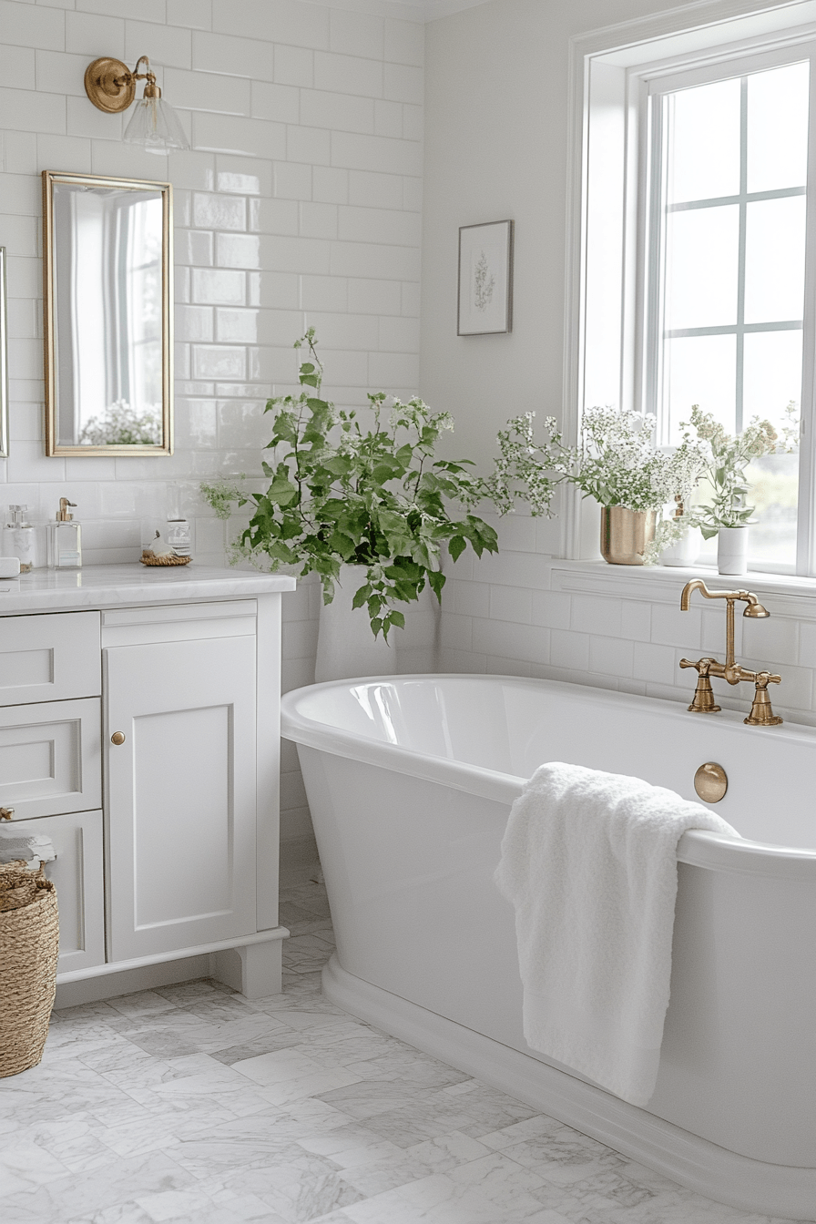White Bathrooms That Feel Clean Without Feeling Cold 21