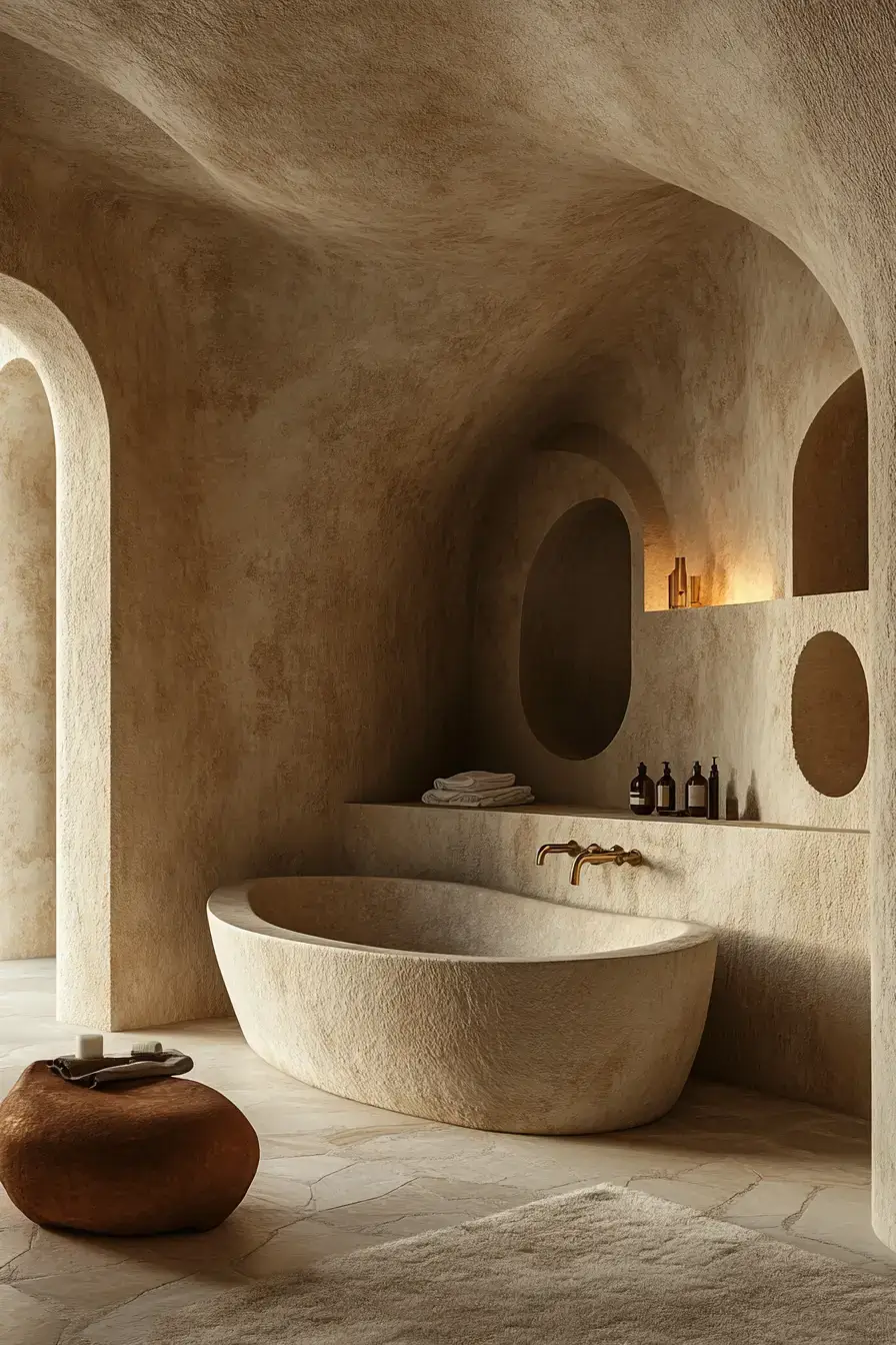 29 Earthy Bathroom Ideas That Feel Like a Warm Morning 21