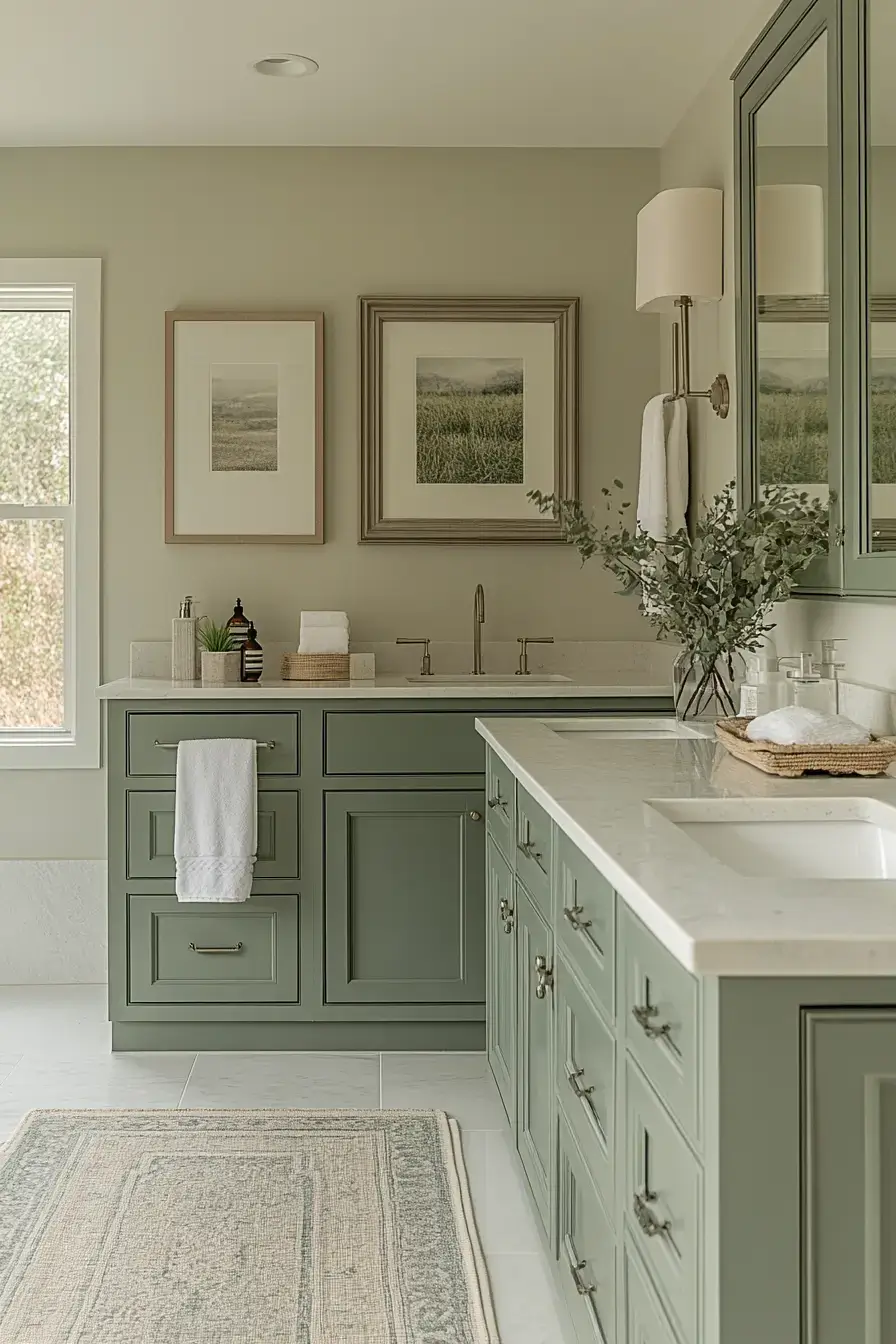 29 Sage Green Bathroom Ideas That Calm the Rush 22