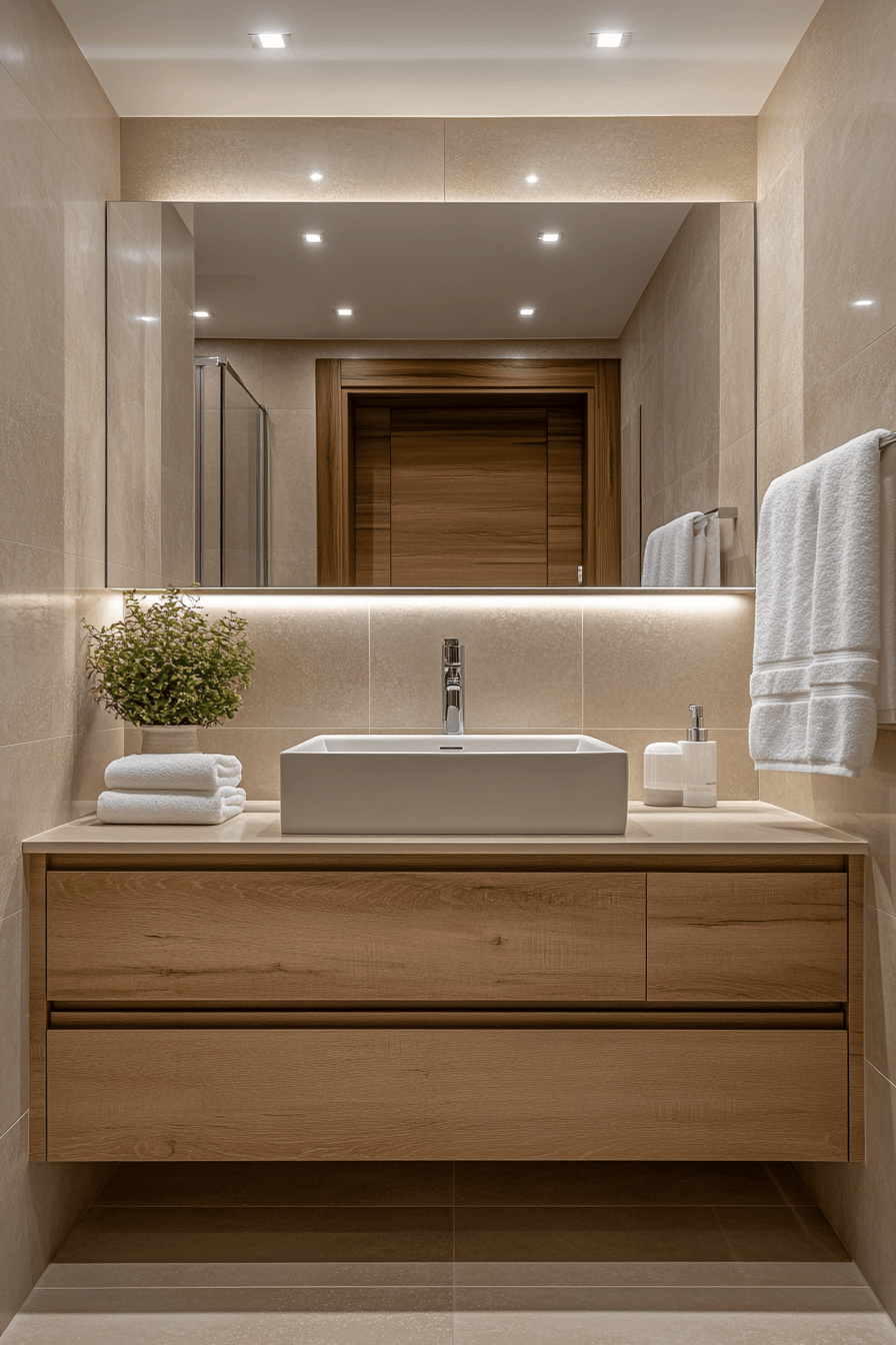 Neutral Bathroom Ideas That Feel Soft Without Being Boring 22